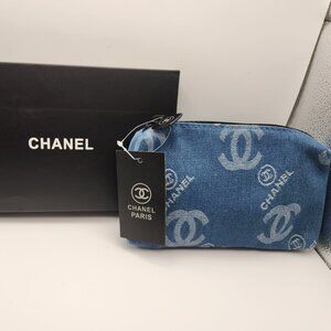 Chanel Denim Makeup Bag GWP
